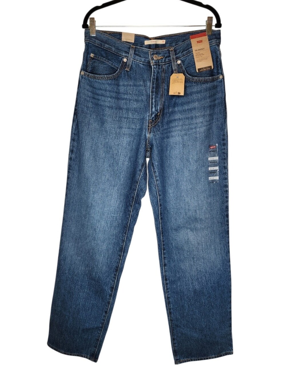 NEW Levi's 94 Baggy Blue Jeans Size 30